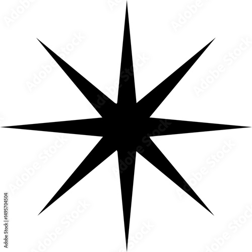stars sparkle minimalist drawing