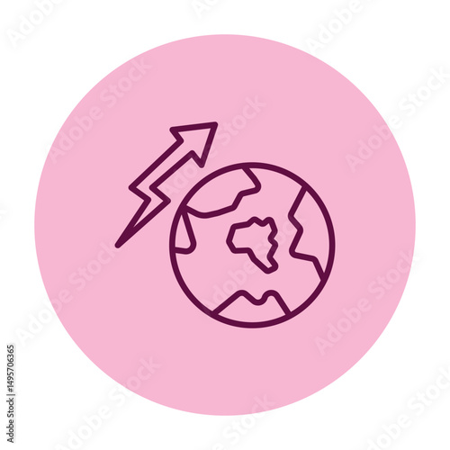 Global Growth pentaglow , vector, pixel perfect, illustrator file 
