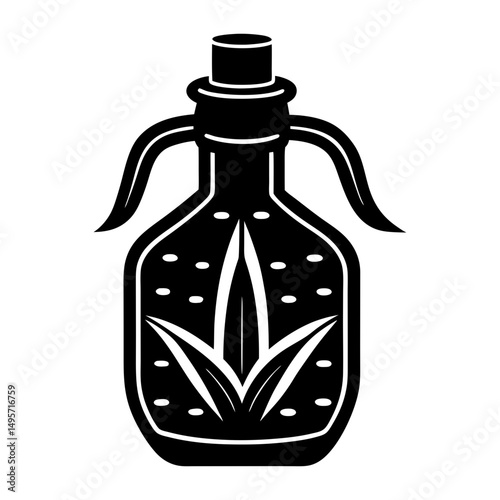 Corn Syrup silhouette vector
