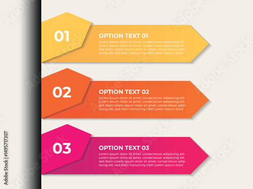 Process business infographic thin line with square template design with icons and 3 options or steps.