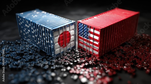 US-Japan Trade: A Visual Representation of International Commerce and Global Economics