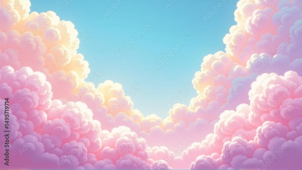 Fototapeta premium Candy Sky Swirls