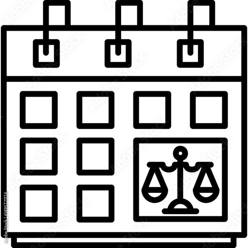 Justice Day Icon