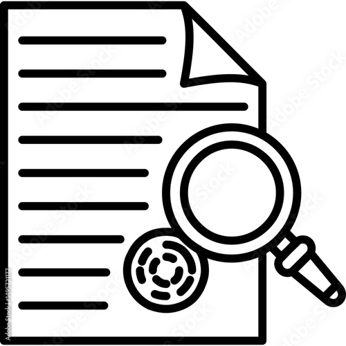 Investigation Paper Icon