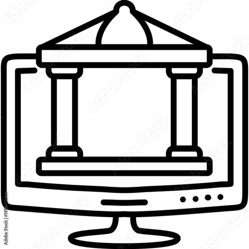 Online Court Icon