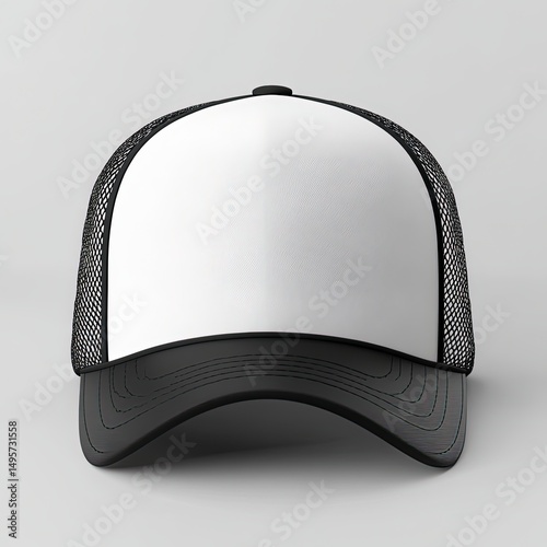 Blank Trucker Hat Front View