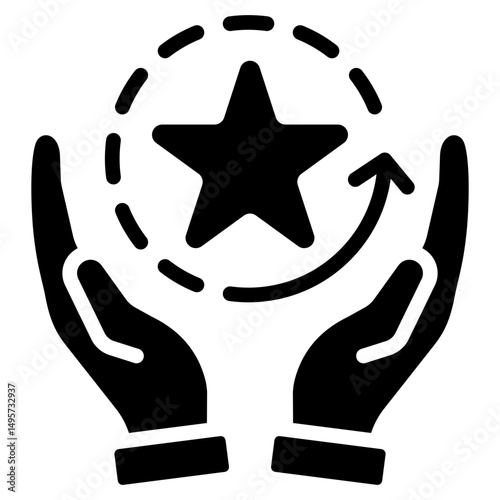 Points Glyph Icon