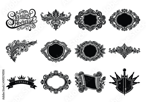 Make your own custom badge - Ultimate vector design collection 