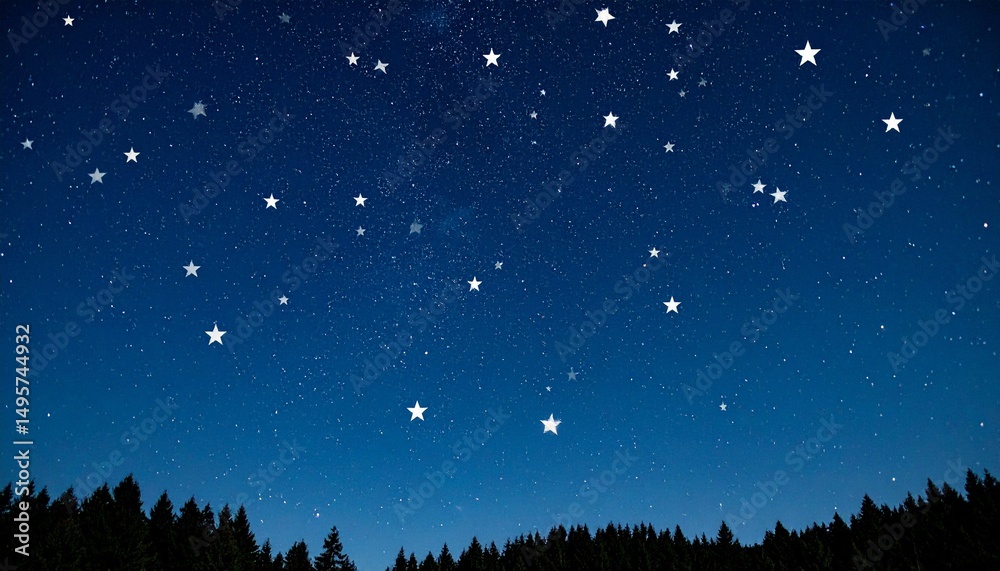 Fototapeta premium starry night sky