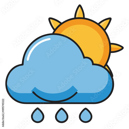 weather icon white background