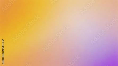 Abstract gradient background yellow purple pastel