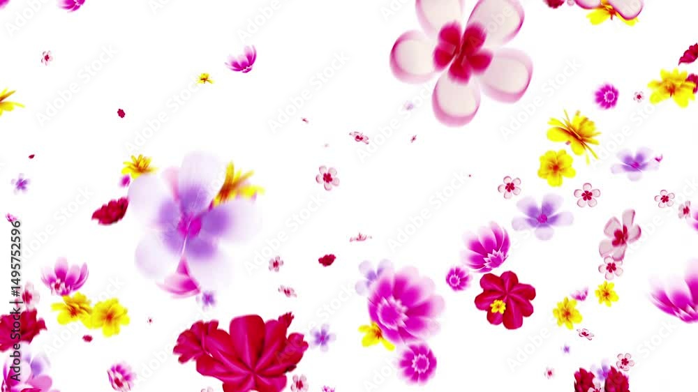 Rapid flower petal burst transition for dynamic and energetic videos. Rapid flower petal burst transition for dynamic and energetic videos.