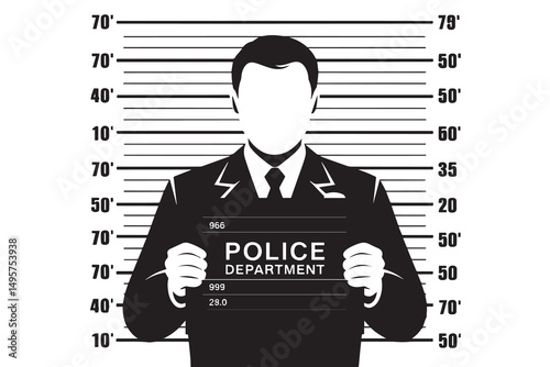 Police Mugshot Criminal Arrest Identity