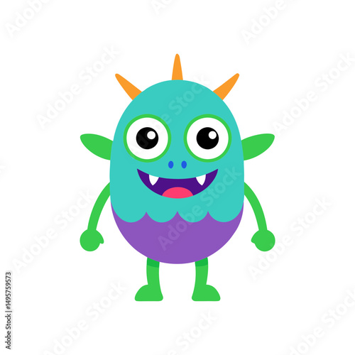 Vector collection of cute Monsters or aliens illustration