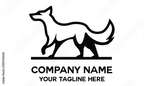 wolf animal outline
