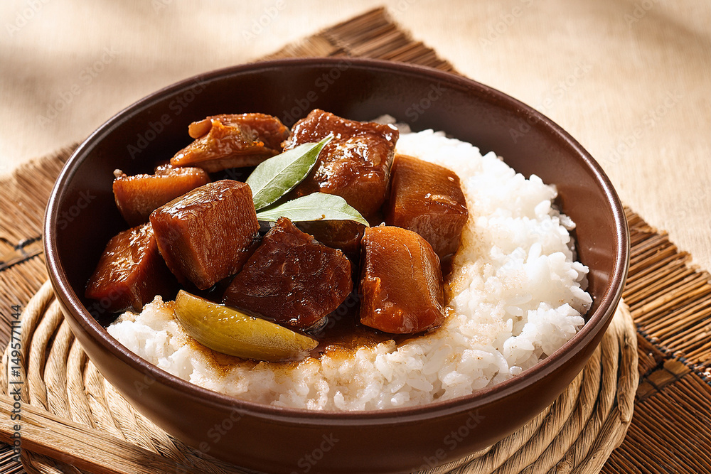 Manila Pork Adobo Rustic 01 Manila Pork Adobo Rustic 01