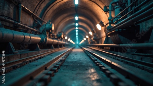 Subsurface corridor in the factory