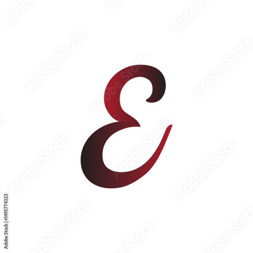 Wallpaper Mural Creative gradient E letter logo collection Torontodigital.ca