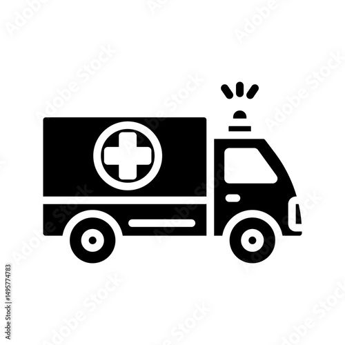 Ambulance Icon for Emergency Services