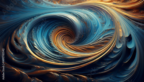fluid unbroken continuous motion abstract swirl no visible breaks smooth river spiral