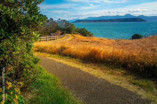 Bild auf Leinwand Nanatsugama, formed due to erosion from stormy waves of the Genkai Sea hitting t
