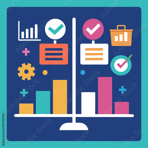 Efficient Document Workflow Process Management System Illustration