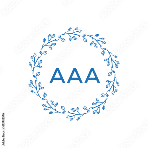 AAA Letter Initial Logo Design Template Vector Illustration