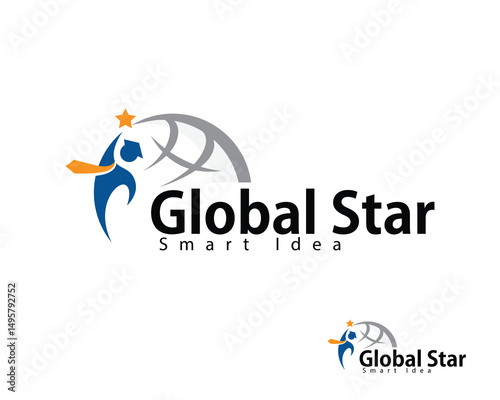 reaching star logo creative education global success