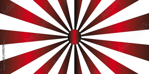 Abstract background with rays retro starburst. Spiral radial striped pattern beam with rays. red and white twisted swirl.Spin Spiral Ribbon Stripes pattern.