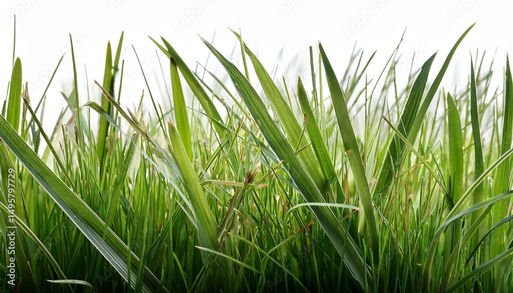 Obraz premium wiese grashalme freigestellt