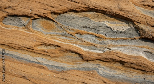 Striated Rock Formation Texture - Photos