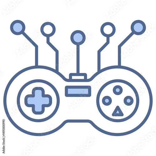 Ai Gaming Blue Icon
