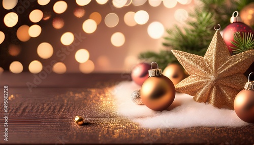 beautiful decorative christmas background