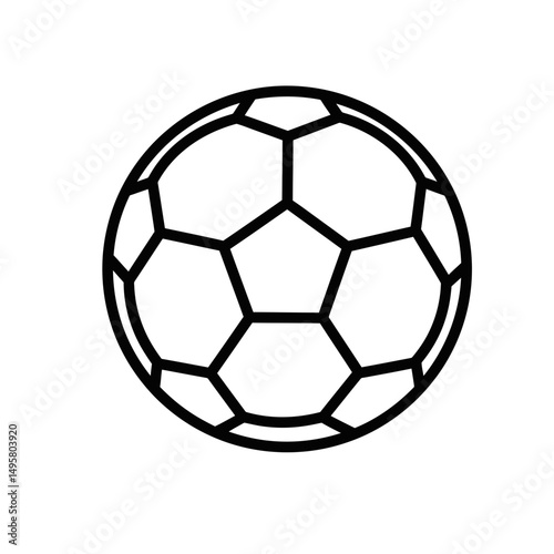 soccer ball isolated on white