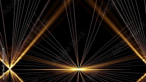 Abstract 3D Laser Light Patterns: Futuristic Geometric Background for Modern Tech Designs