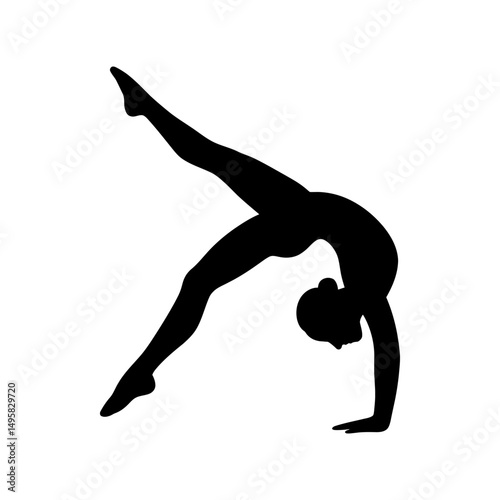 gymnast, gymnast silhouette, tumbling silhouette, gymnastics tumbling silhouette, gymnast athletics silhouette, olympic games