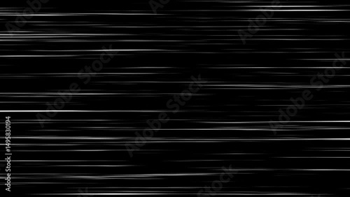 4K speed lines animation set against a black background