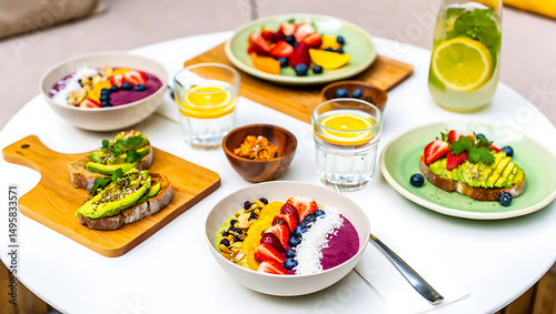 A delightful Easter dinner spread with gourmet dishes arranged on a beautifully set table