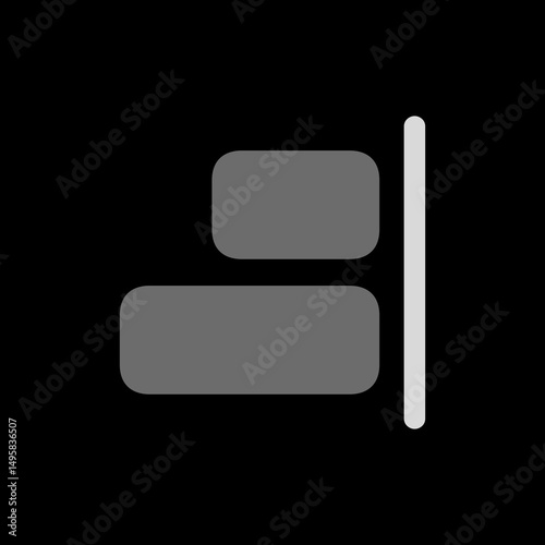Horizontal Align Right Filled