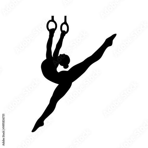 gymnast, gymnast silhouette, tumbling silhouette, gymnastics tumbling silhouette, gymnast athletics silhouette, olympic games