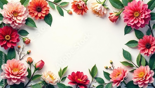 Intricate floral design forming a cohesive layout, botanical, intricate