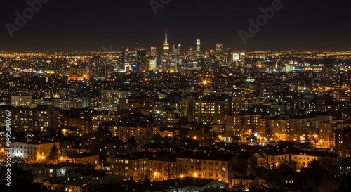 Wallpaper Mural Urban night cityscape Torontodigital.ca