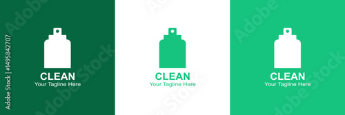 Spray Bottle Logo – Air Freshener and Surface Cleaning Symbol