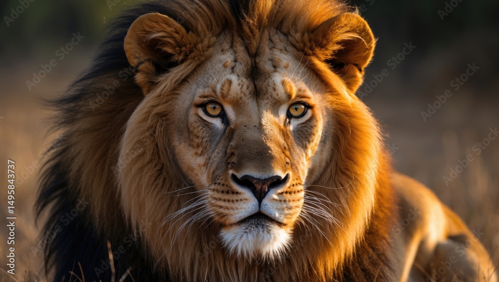 Fototapeta premium AFRICAN LION FEMALE PORTRAIT