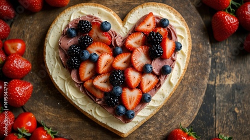 Berry Sweetheart: A Heart-Shaped Delight