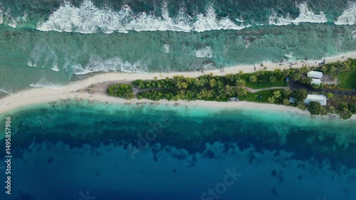 Tuvalu, Island, Ocean, Drone