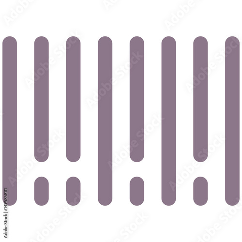 Barcode, Code Scanner Vector Icon, Flat Style Isolated Vector Icon.