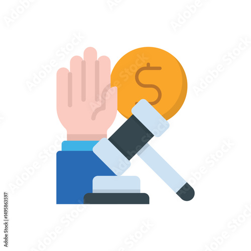 Tender Result Vector icon