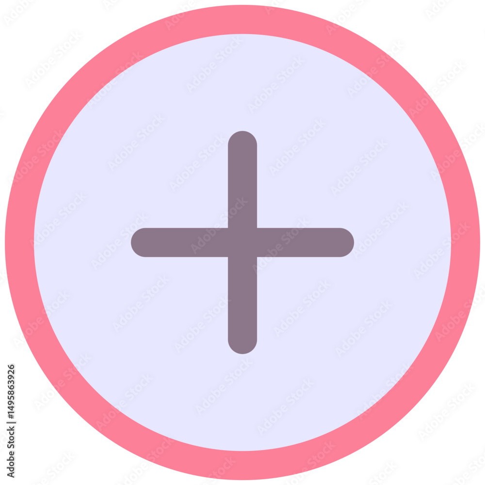 Obraz premium Add Button Tick Vector Flat Isolated Icon, User Interface Icon.