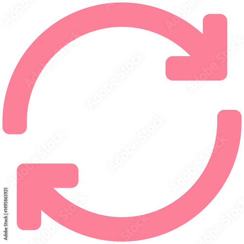 Recycle, Reuse, Repost, Arrow Share Icon Vector, Social Media Post Symbol, User Interface, User Experience, Flat Style Isolated Vector Icon.